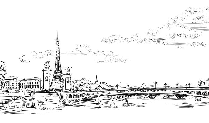 Tapete Pont Alexandre Paris