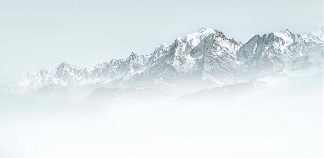 Tapete Mont Blanc im blauen Dunst