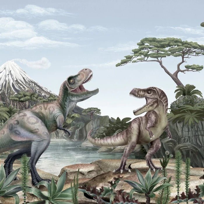 Tapete Welt der Dinosaurier