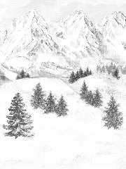 Tapete Berggipfel von Chamonix