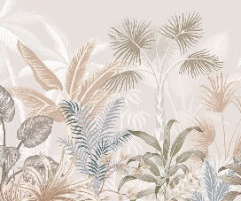 Papier peint panoramique jungle terracotta, XXL, tendance