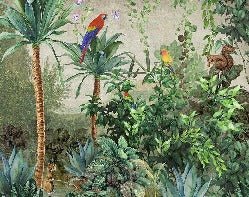 Tapete Jungle Parrot