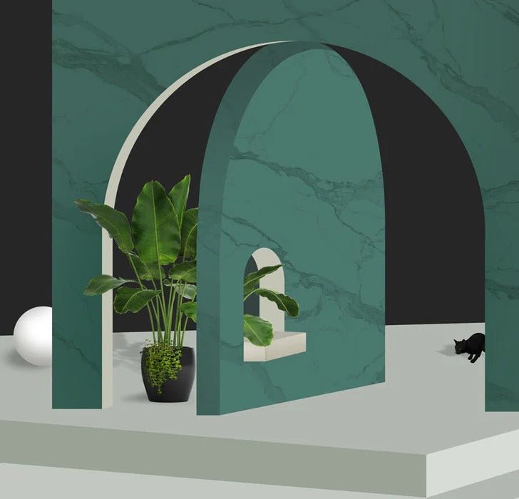 Hoteltapete Trompe l'oeil