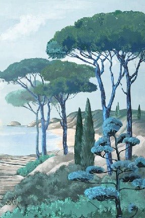 Papier peint balade dans les calanques, XXL, tendance