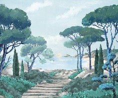 Tapete Spaziergang in den Calanques