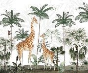 Tapete Familie Giraffen