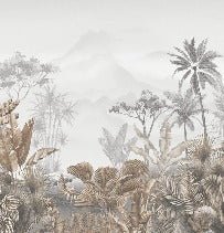 Tapete Trend Tropical Sepia