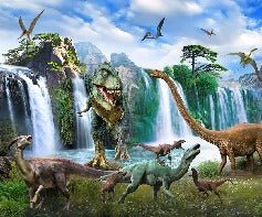 Tapete Dinosaurier 3D