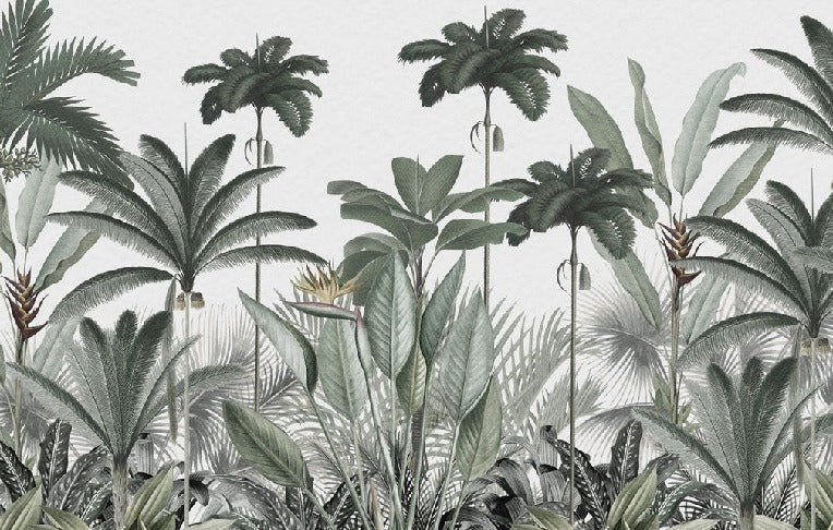 Papier peint panoramique jungle tree, XXL, tendance