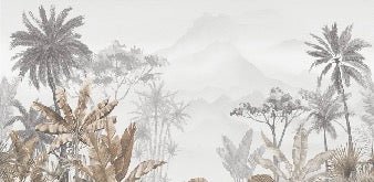Tapete Trend Tropical Sepia