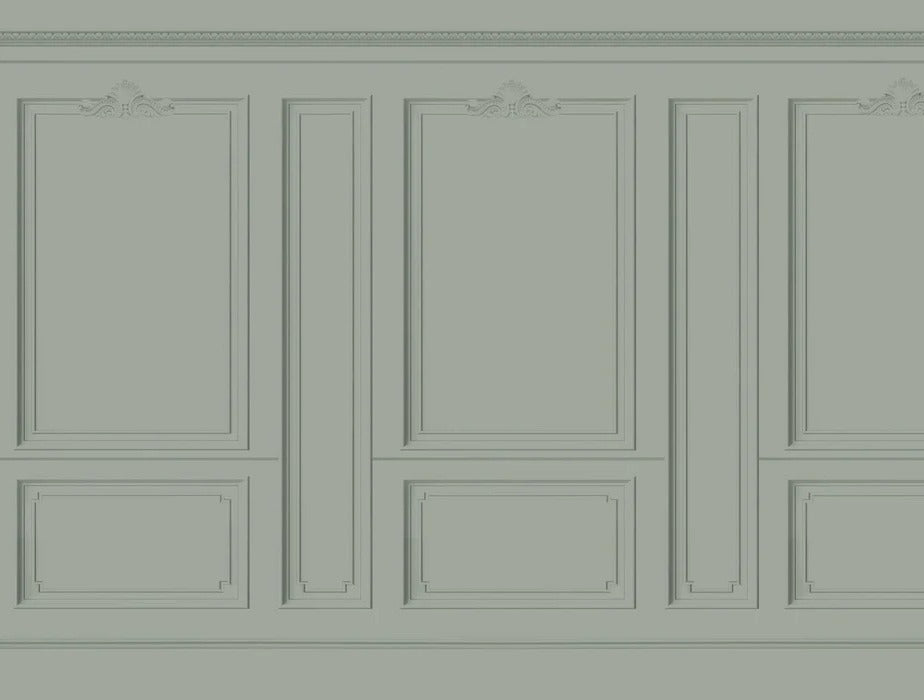 Papier peint Haussmann Vert de gris, XXL, tendance