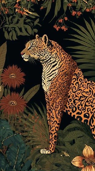 Exotische Tigertapete