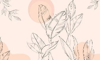 Tapete Anmutige Flora