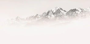 Tapete Nebliger Morgen Mont Blanc