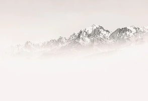 Tapete Nebliger Morgen Mont Blanc