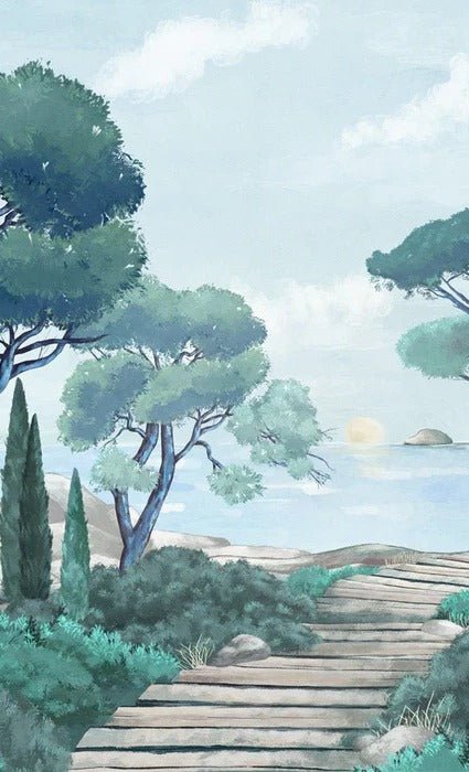 Tapete Spaziergang in den Calanques