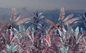 Panorama-Tapete botanischer Glanz