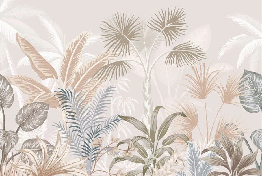 Papier peint panoramique jungle terracotta, XXL, tendance