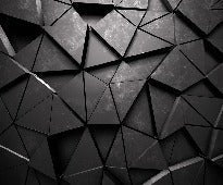 3D-Tapete Black Perspective