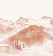 Tapete Bergkette Aravis