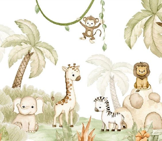 Papier peint animaux savane et douceur, XXL, tendance