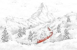 Panorama-Tapete Matterhorn