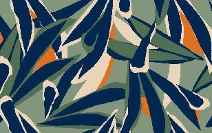 Papier peint panoramique esquisse végétale, XXL, tendance