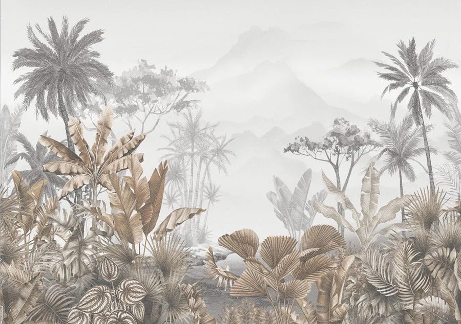 Tapete Trend Tropical Sepia