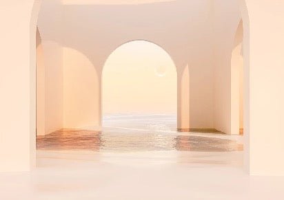 Panorama-Tapete Design sunset arch