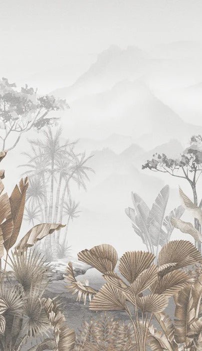 Tapete Trend Tropical Sepia