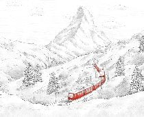 Panorama-Tapete Matterhorn
