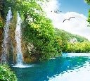 Tapete Wasserfall Entspannung