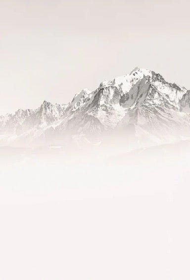 Tapete Nebliger Morgen Mont Blanc