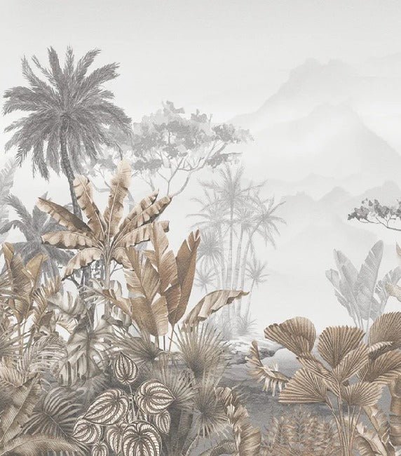 Tapete Trend Tropical Sepia