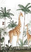 Tapete Familie Giraffen