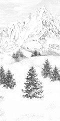 Tapete Berggipfel von Chamonix