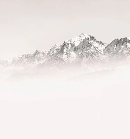 Tapete Nebliger Morgen Mont Blanc