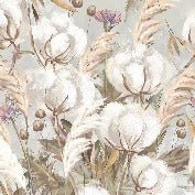 Panorama-Tapete Blume Baumwolle