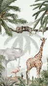 Kindertapete Dschungel friedlich