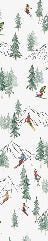 Papier peint Alpine glisse, XXL, tendance