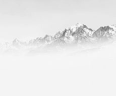 Tapete Nebliger Morgen Mont Blanc