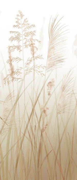 Papier peint salle de bain champs de blé beige, XXL, tendance