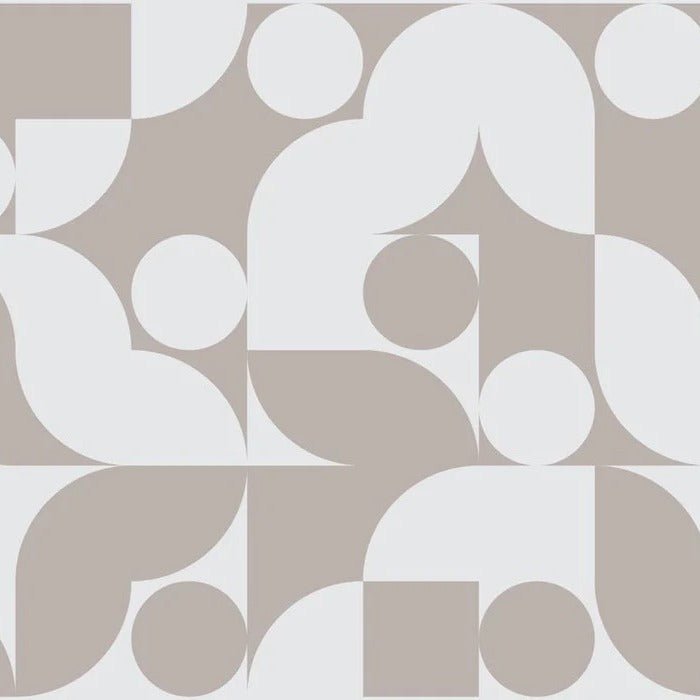 Papier peint moderne shape greige, XXL, tendance