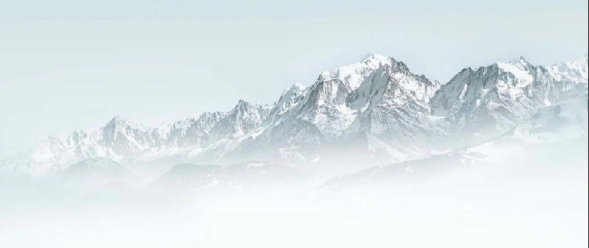 Tapete Mont Blanc im blauen Dunst