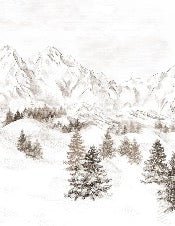 Tapete Bergmassiv der Alpen