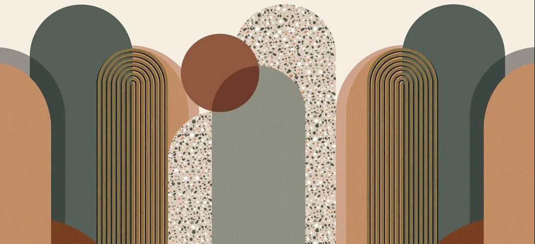 Papier peint Art déco graphique tendance, XXL, tendance