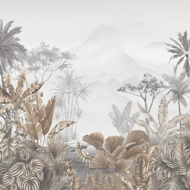 Tapete Trend Tropical Sepia