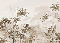 Panorama-Tapete Dschungel Eden Sepia
