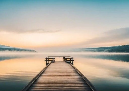 Papier peint photo vue lac, XXL, tendance