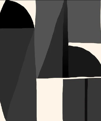 Tapete Memphis Stil schwarz